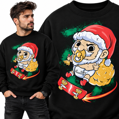 BLUZA  ŚWIĄTECZNA BABY SANTA